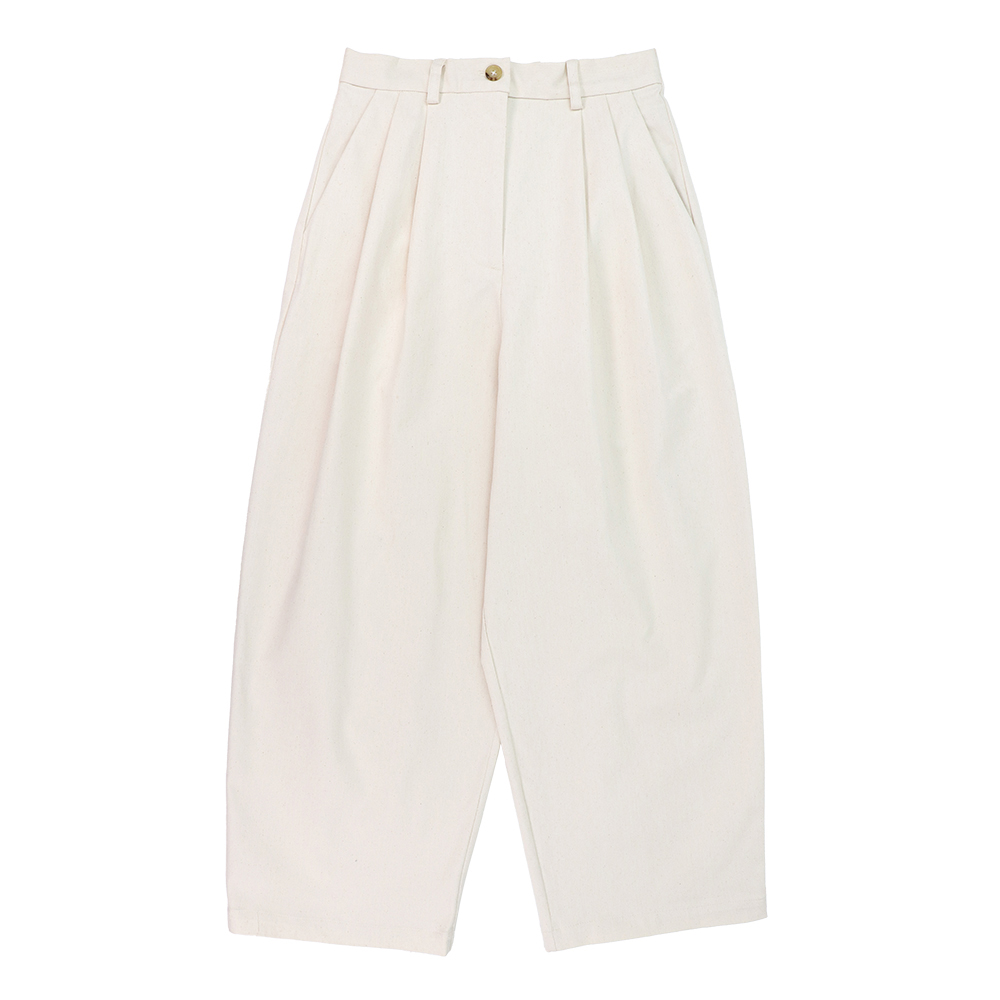 샤이나모트 여성 Boy 트라우저 팬츠 BOYTROUSER-FW24-NATURALFLECK - 상품 이미지