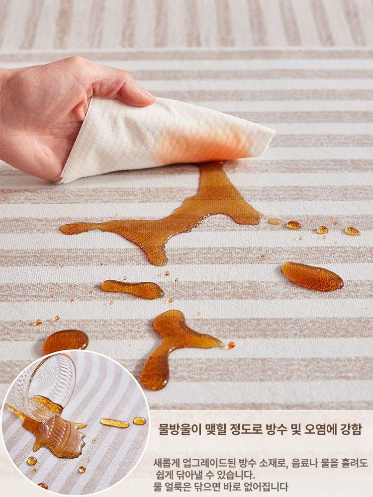 크림풍 거실 고급 소파 방수 신상 침실 매트 와비사비 -5T 두꺼워진업그레이드 맞춤 사이즈 고객 서비스 문의 - 상세 이미지 2