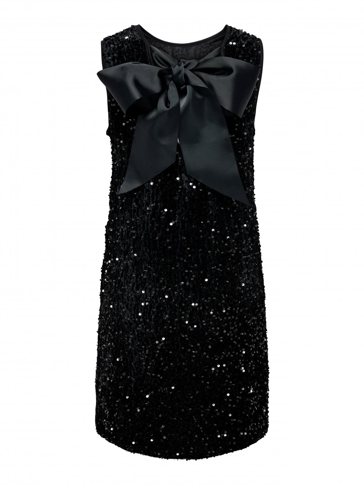 온리 시퀸 미니 원피스 라운드넥 슬리브리스 15359846_2161_1243751 BLACK / BLACK - 상세 이미지 4