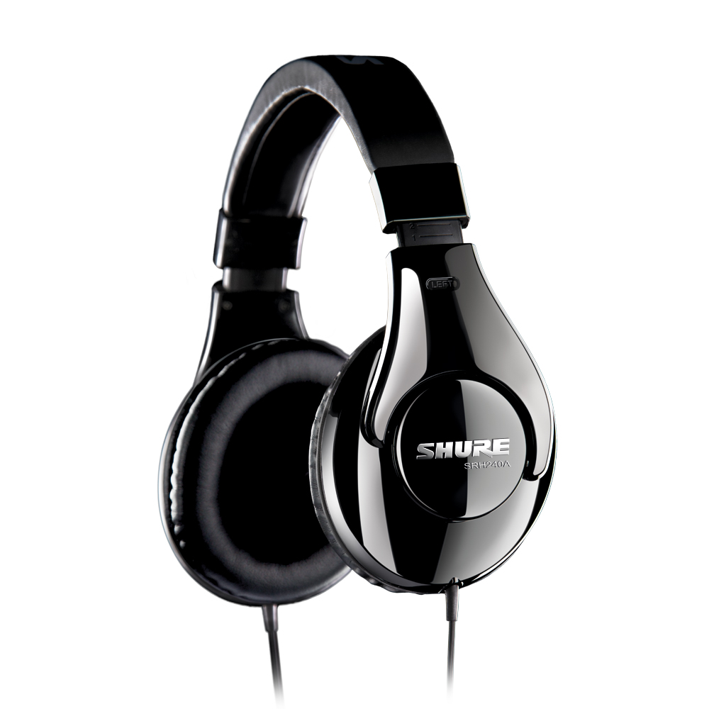 [SHURE] 슈어 SRH240A 프로페셔널 퀄리티 헤드폰 (블랙) - 상세 이미지 2