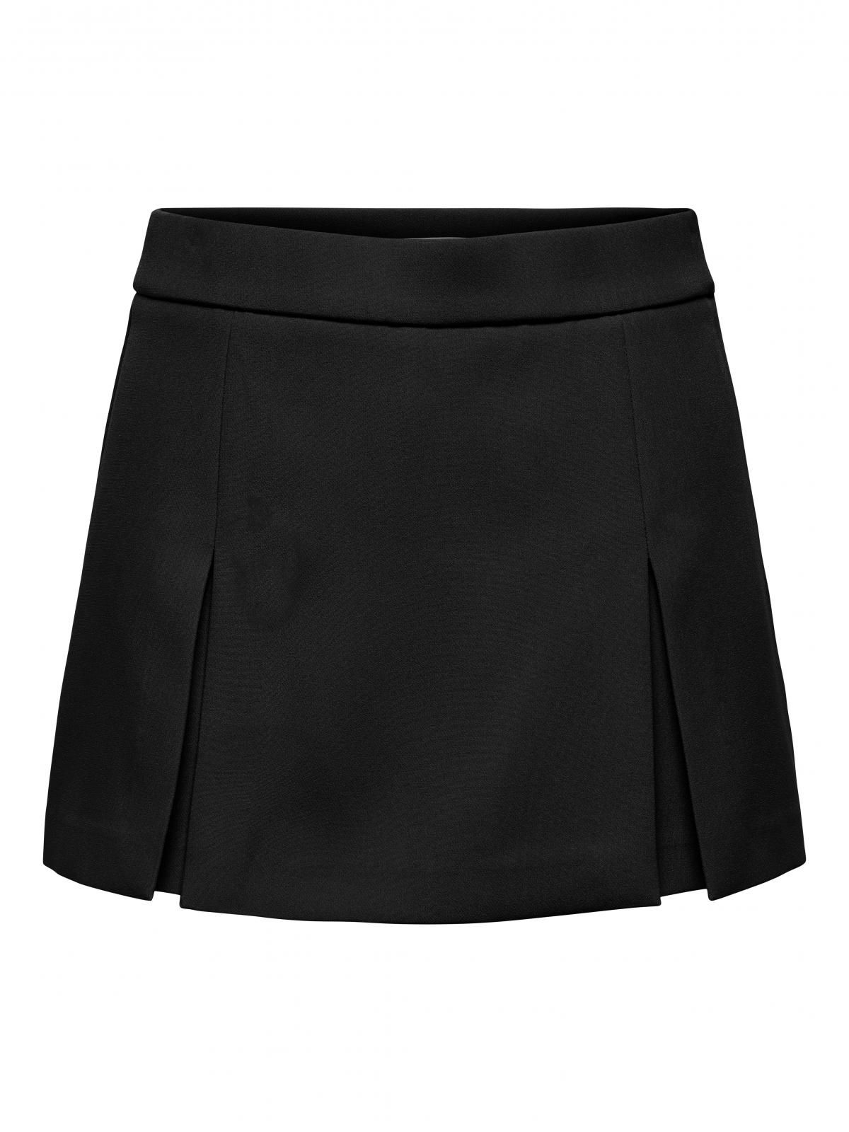 온리 하이웨이스트 플리츠 미니 스커트 15295576_2161 BLACK / BLACK - 상세 이미지 3