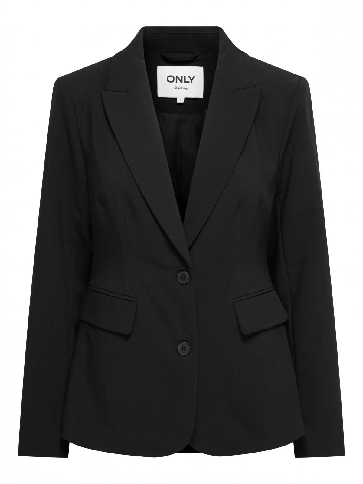 온리 테일러드 슬림핏 블랙 블레이저 15371105_2161 BLACK / BLACK - 상세 이미지 3