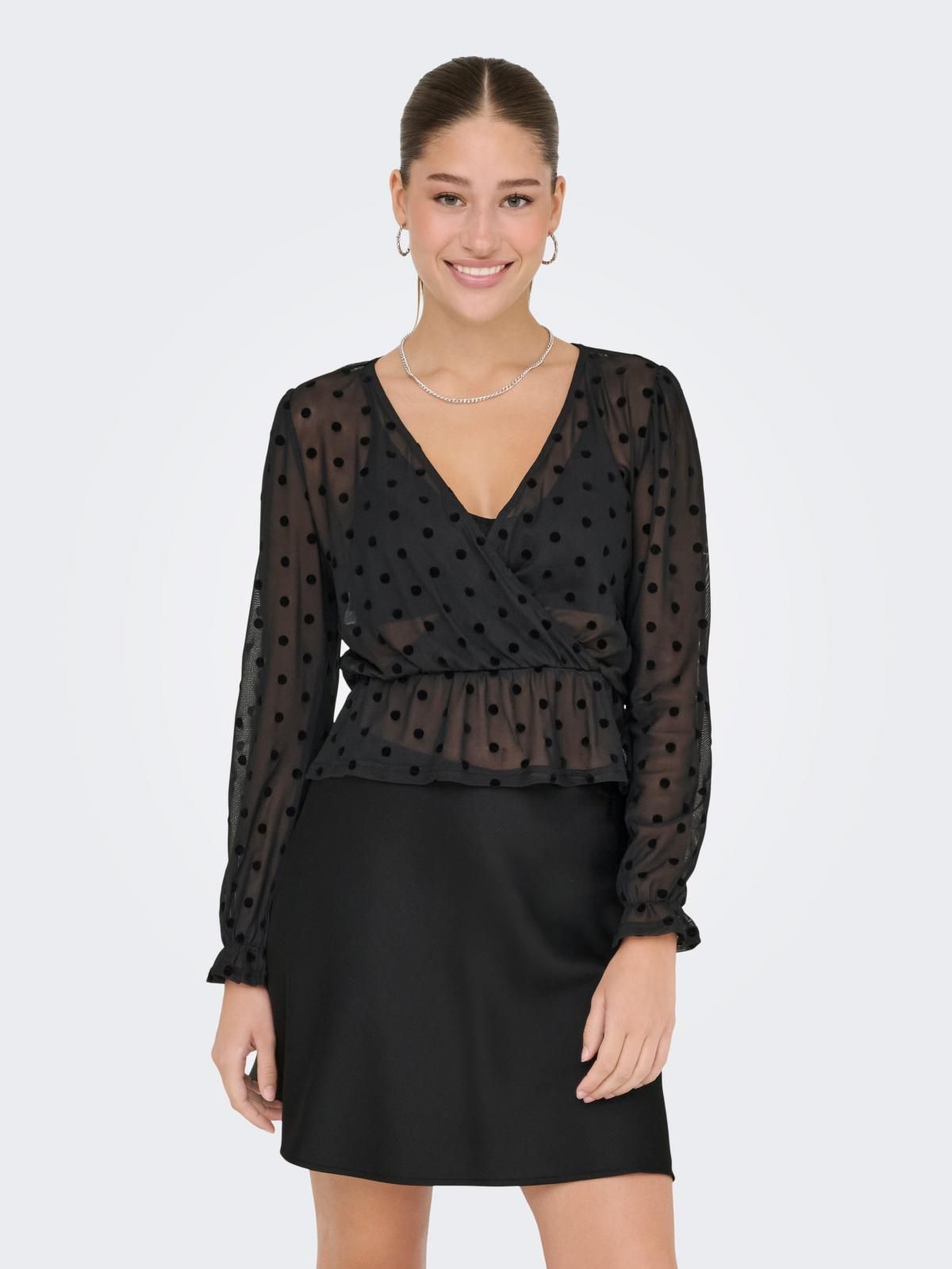 온리 베이직 미니 블랙 스커트 15362932_2161 BLACK / BLACK - 상세 이미지 2