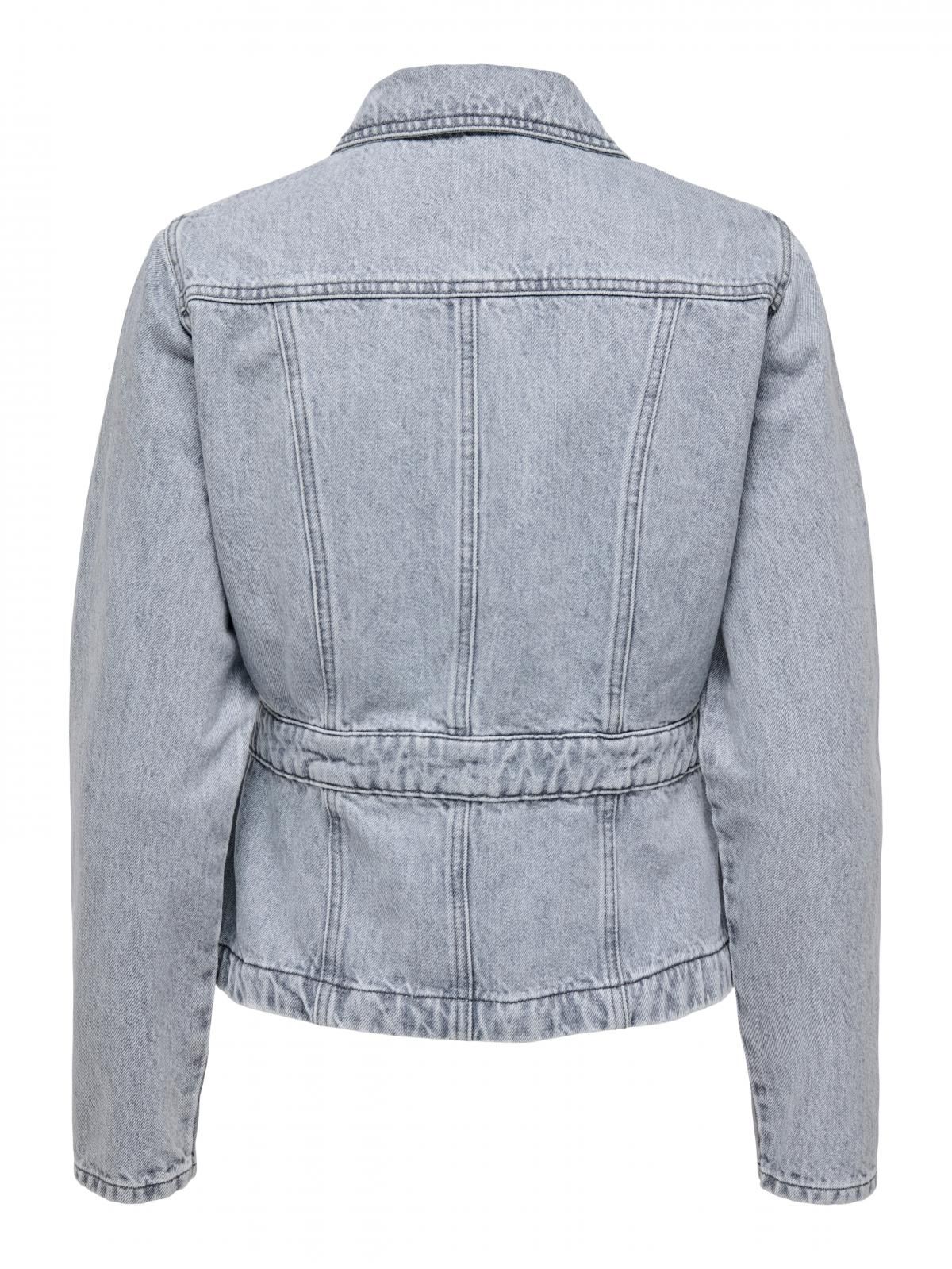 온리 트렌디 데님 재킷 15340608_2106 GREY / LIGHT GREY DENIM - 상세 이미지 4