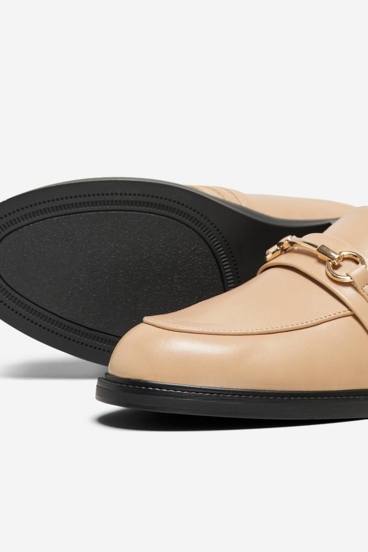 온리 체인 포인트 뮬 로퍼 15320060_315 BROWN / CAMEL - 상세 이미지 4