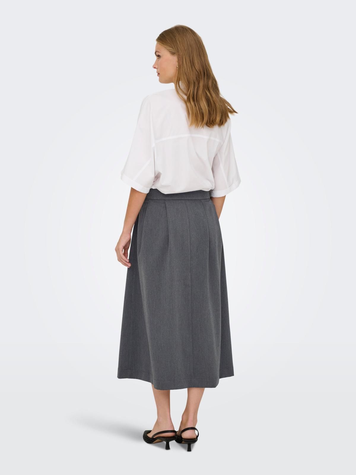 제이디와이 클래식 플리츠 미디 스커트 15355295_2383 GREY / DARK GREY MELANGE - 상세 이미지 2