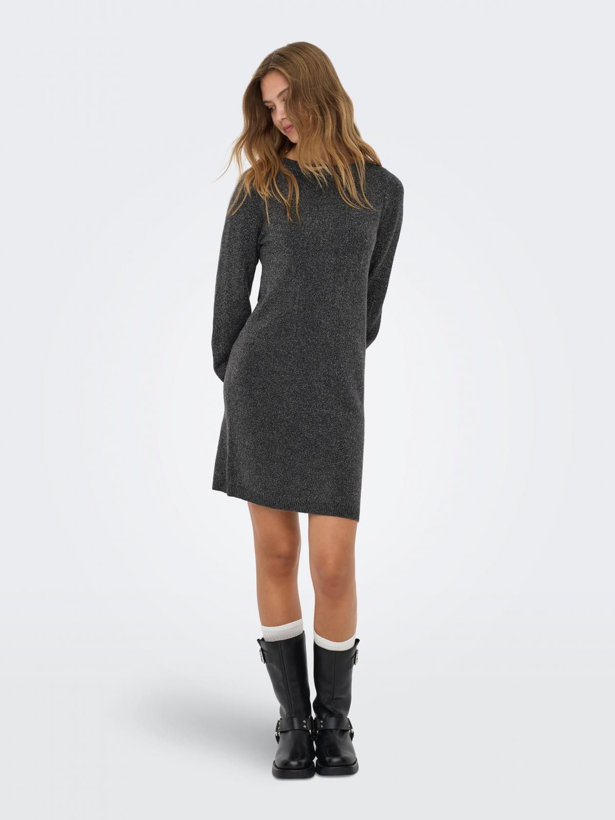 제이디와이 글리터 니트 미니 원피스 15362977_2383_1235891 GREY / DARK GREY MELANGE - 상세 이미지 5