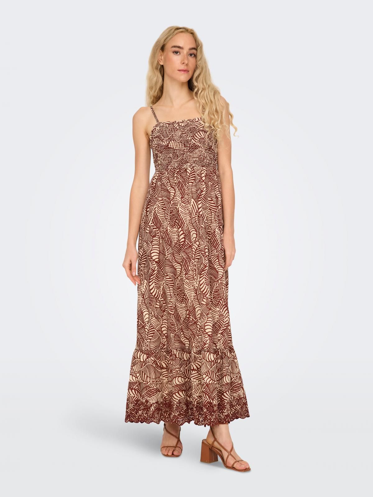 온리 레이스 브라운 썸머 롱 원피스 15343773_404_1170354 BROWN / SABLE - 상세 이미지 5