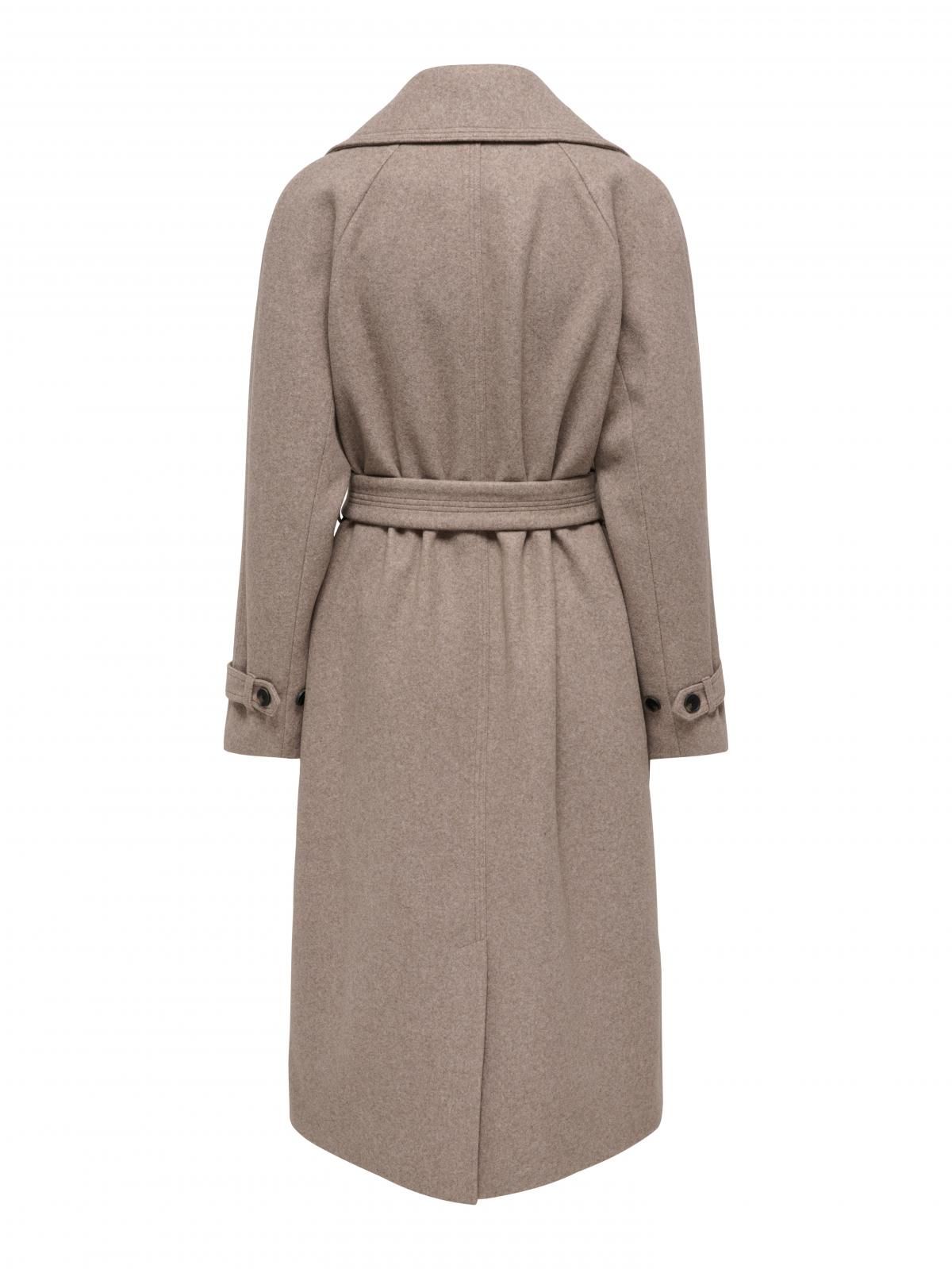 온리 테크니컬 소프트 롱 벨티드 코트 15373586_116_1270340 WHITE / SIMPLY TAUPE - 상세 이미지 4
