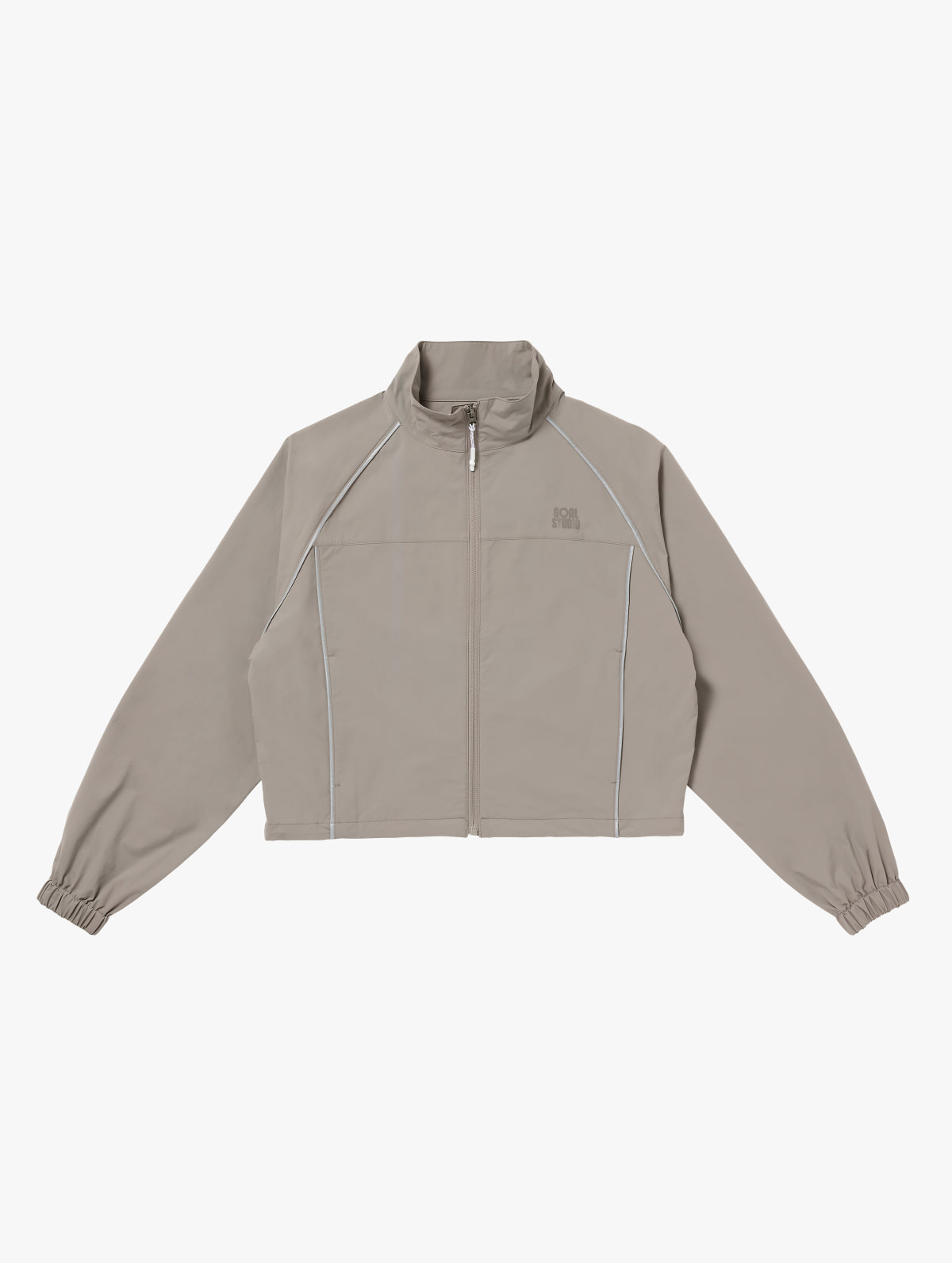 WS STRETCH TRACK JACKET-DARK BEIGE - 상품 이미지