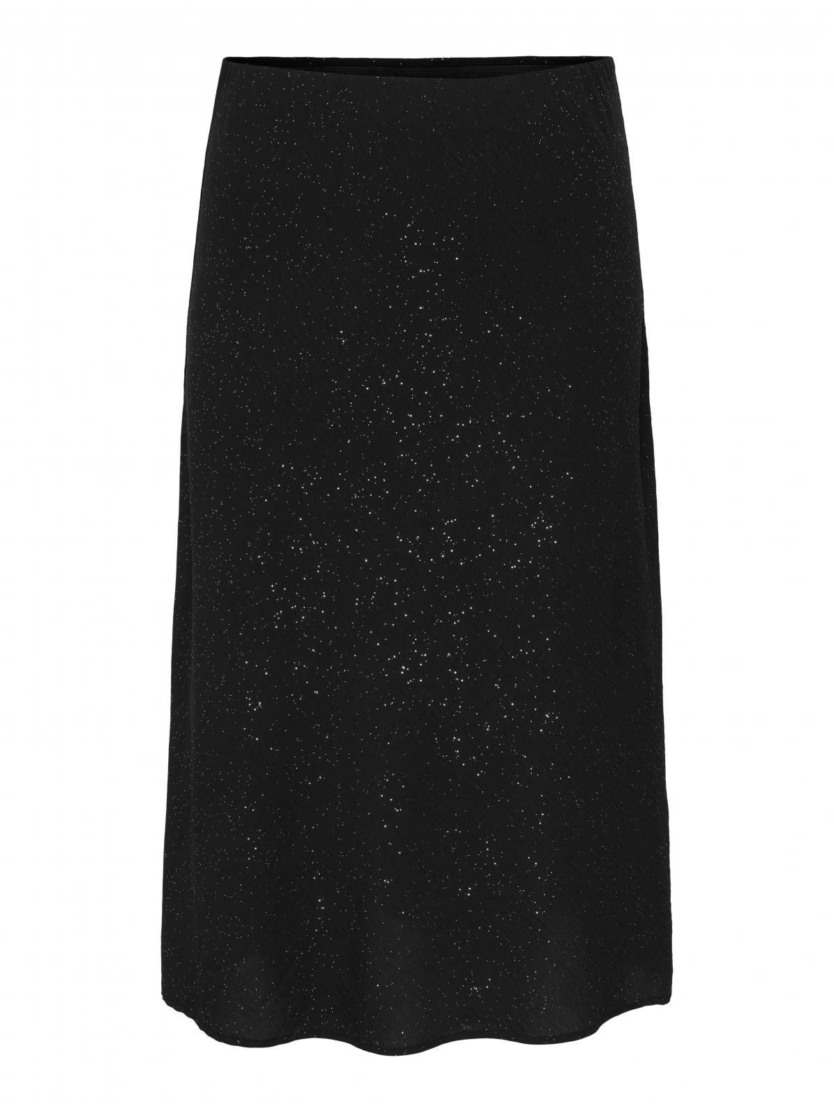 온리 빅사이즈 글리터 미디 스커트 15358827_2161_1223706 BLACK / BLACK - 상세 이미지 3