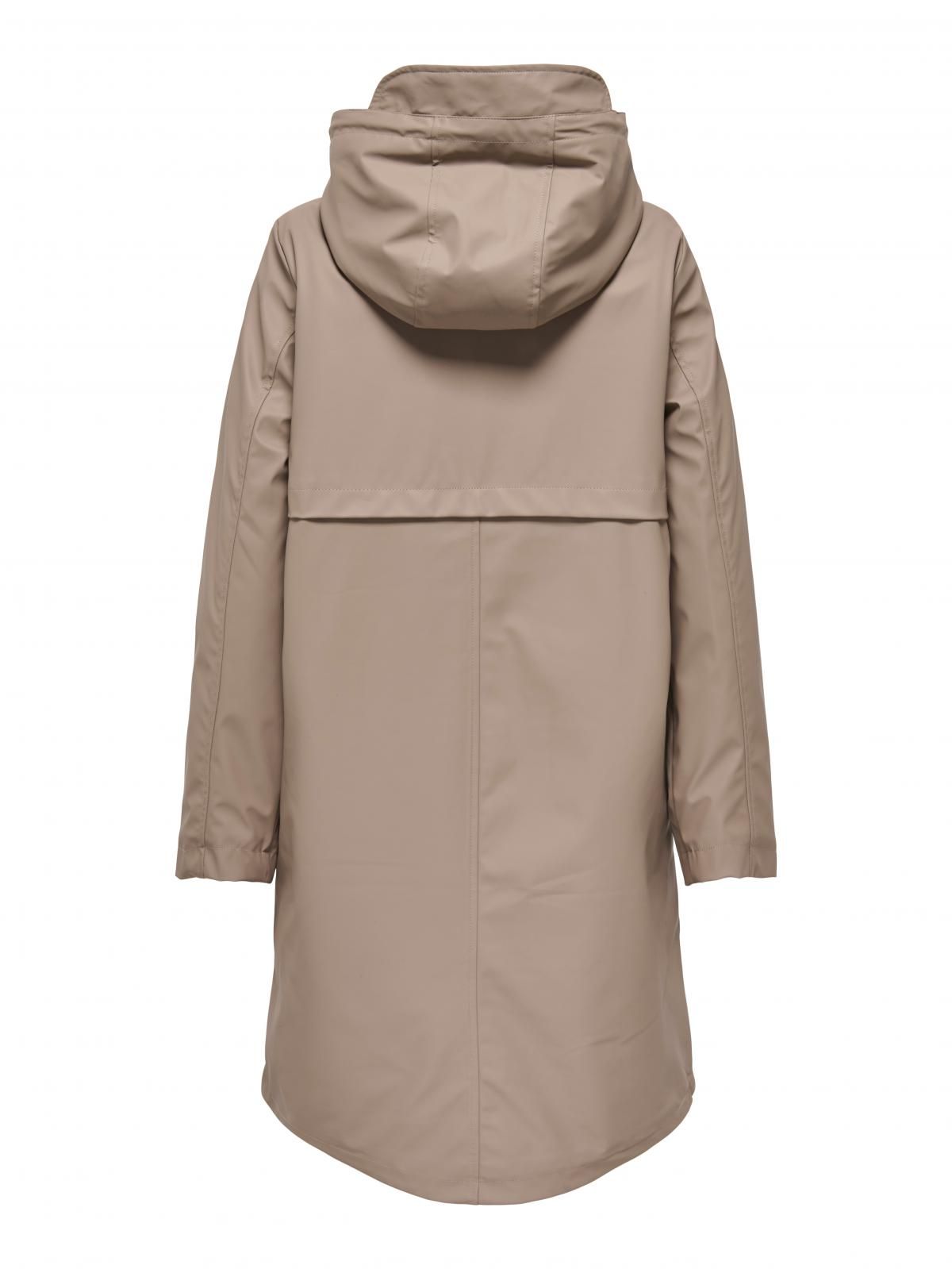 온리 테크니컬 방수 후드 레인코트 15348809_120 GREY / WALNUT - 상세 이미지 5