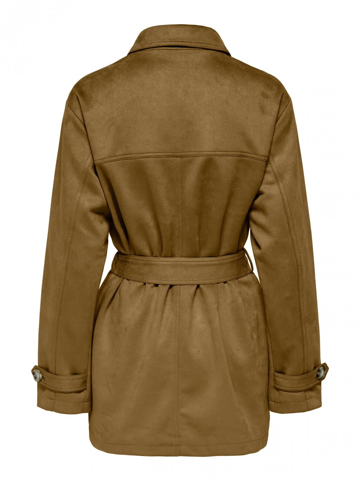 온리 벨티드 테크니컬 재킷 15349200_409 BROWN / COGNAC - 상세 이미지 4