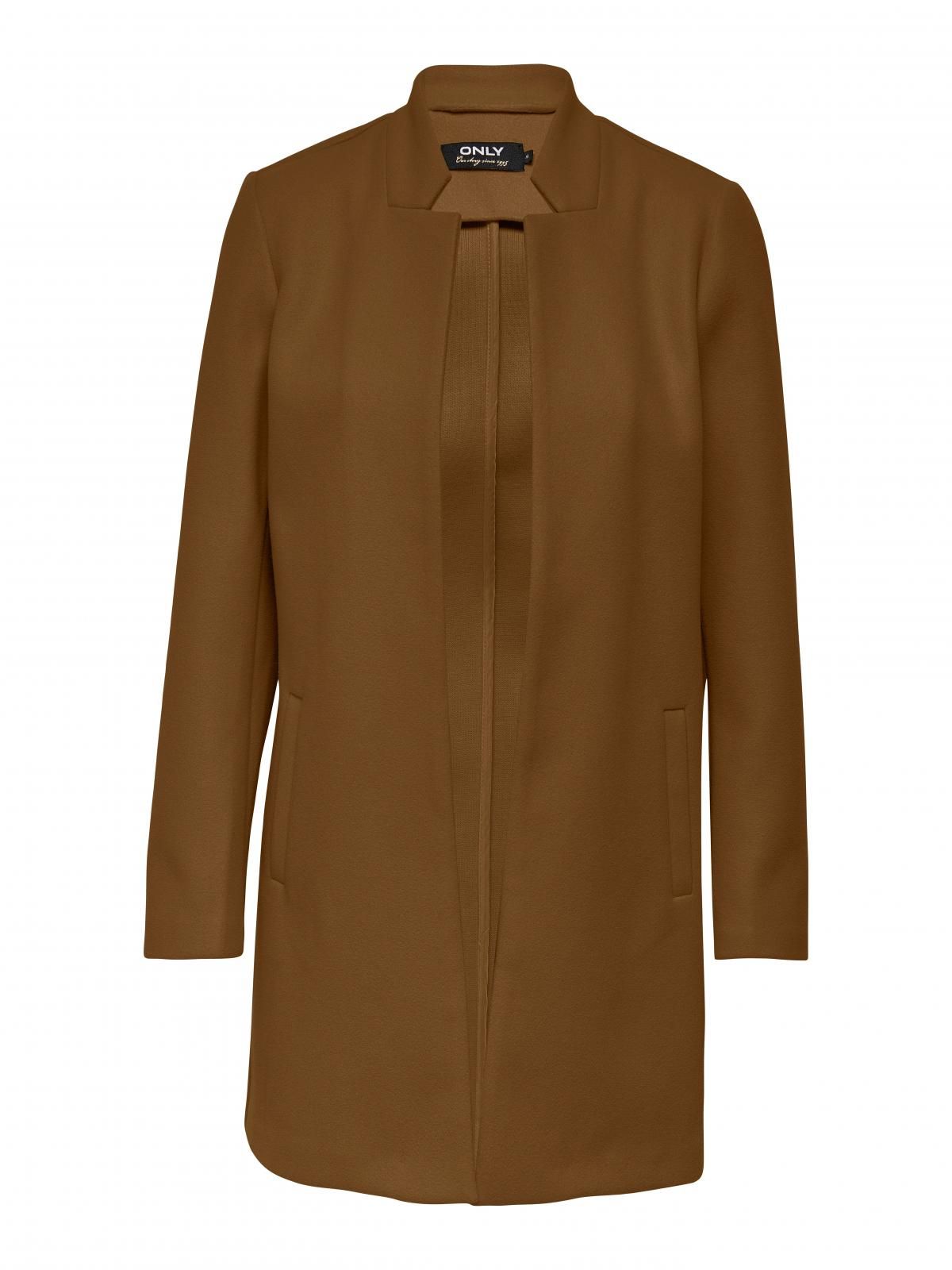 온리 베이직 슬림핏 테일러드 재킷 15247865_562_910677 BROWN / RUBBER - 상세 이미지 3