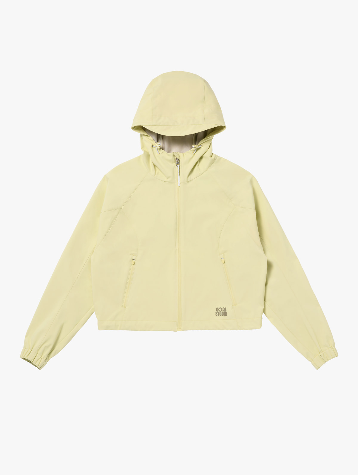 WS 3LAYER CROPPED ACTIVE JACKET-LIGHT YELLOW - 상품 이미지