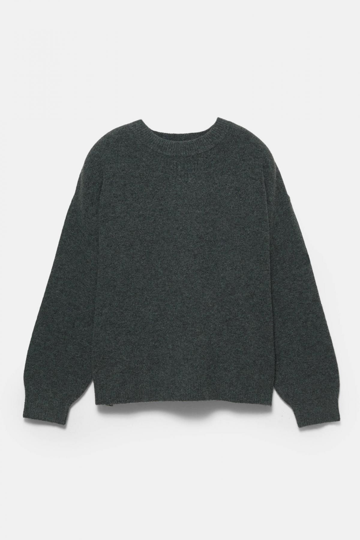 풀앤베어 소프트 라운드넥 니트 스웨터 7550/305 ANTHRACITE GREY - 메인 이미지