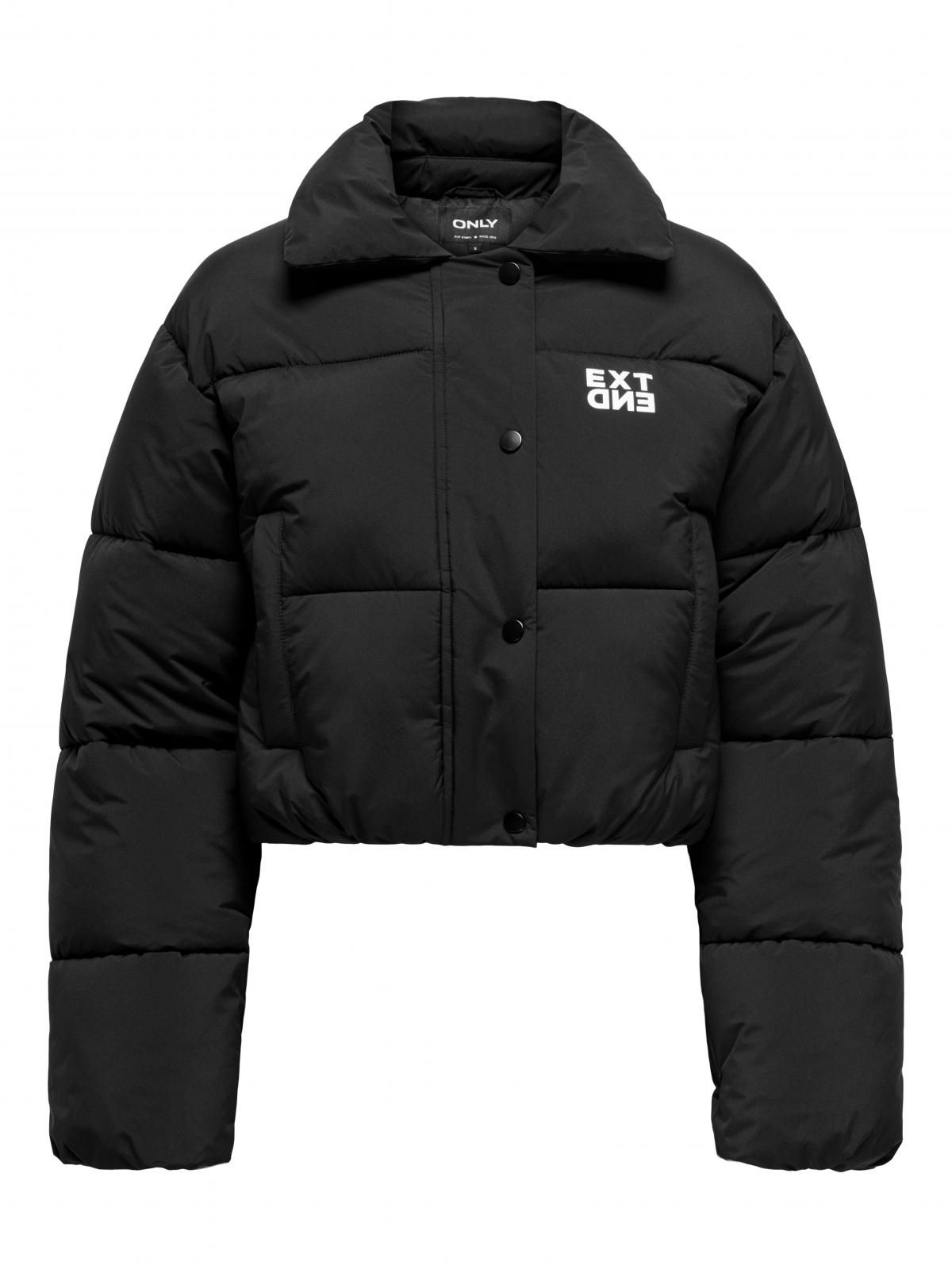 온리 테크니컬 하이넥 패딩 푸퍼 재킷 15336381_2161 BLACK / BLACK - 상세 이미지 3