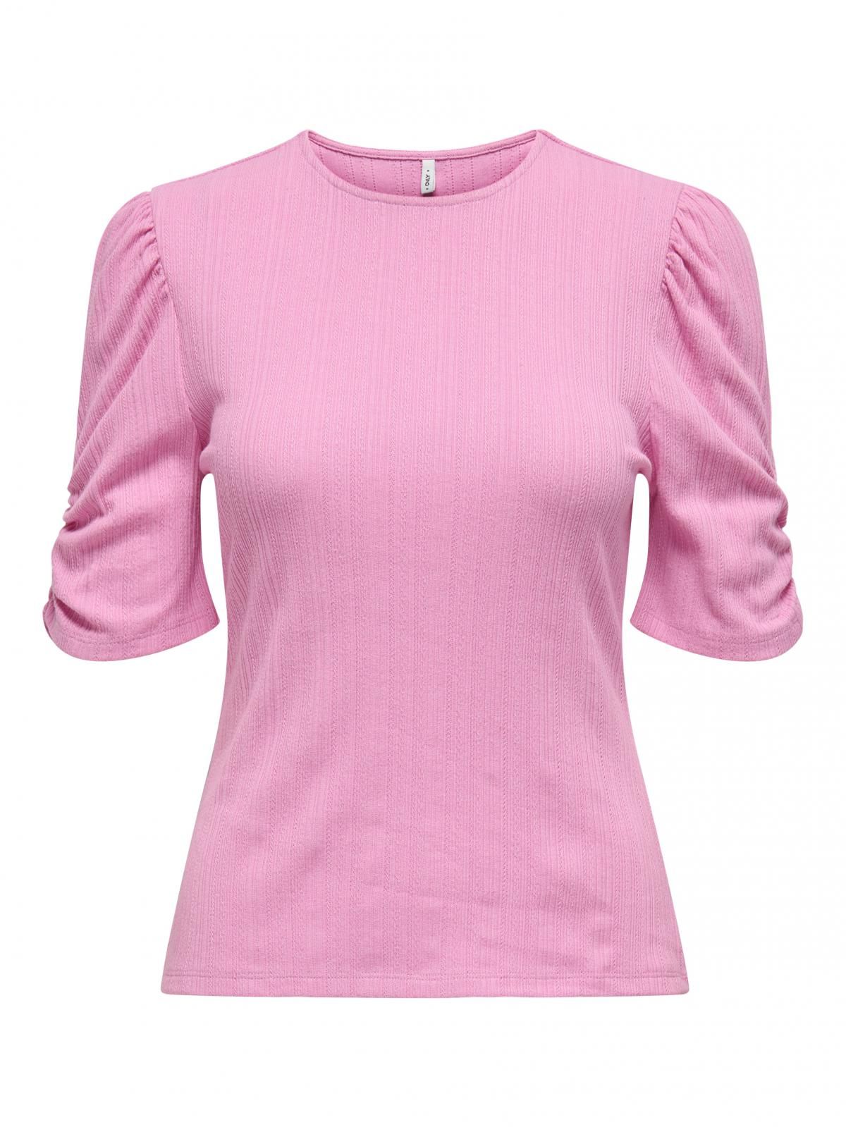 온리 로맨틱 퍼프슬리브 반팔 티셔츠 15340734_948 PURPLE / LILAC CHIFFON - 상세 이미지 4