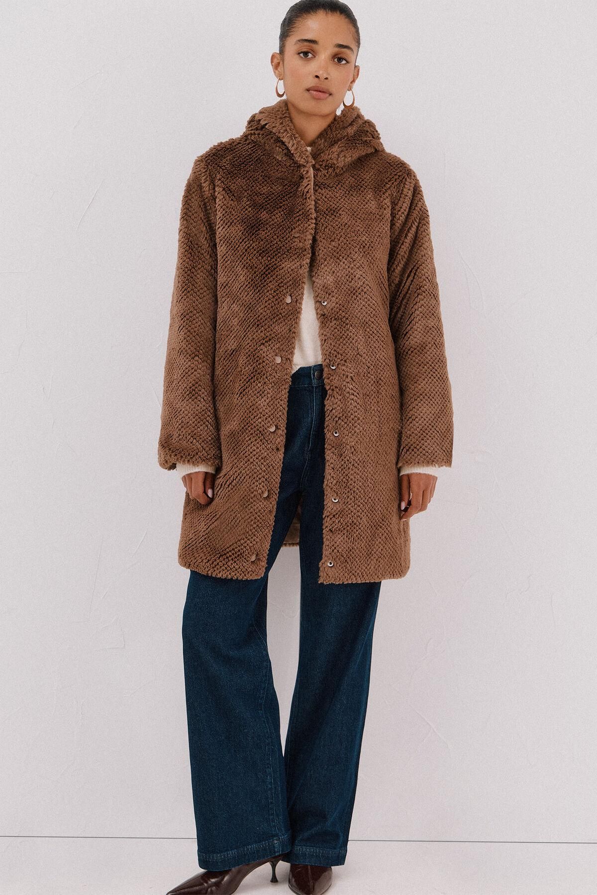 꼬르떼피엘 양면 테크니컬 롱 퍼코트 6612753 BEIGE 이미지 7