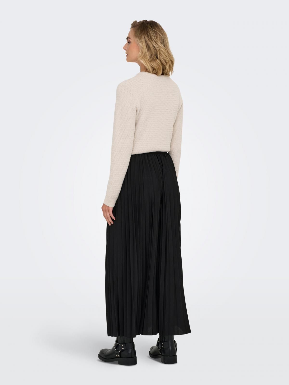 제이디와이 플리츠 엘라스틱 롱 스커트 15350490_2161 BLACK / BLACK - 상세 이미지 2