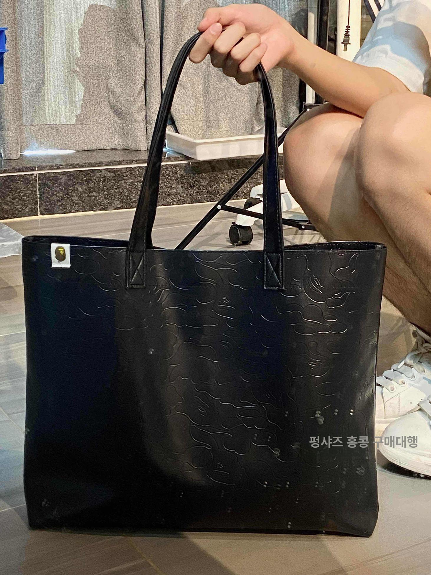 대용량숄더 베이프토트백 가죽가방 잡지 잡지부록 일급품 박스 원포장 - 메인 이미지