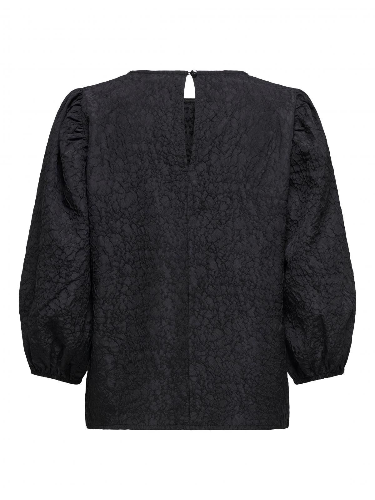 제이디와이 볼륨 슬리브 라운드넥 탑 15356982_2161 BLACK / BLACK - 상세 이미지 4