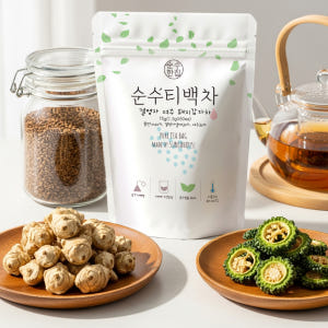1+1 티백 50개입 돼지감자여주 결명자차 맛있게 먹은 솔직 후기 - 상품 이미지 2
