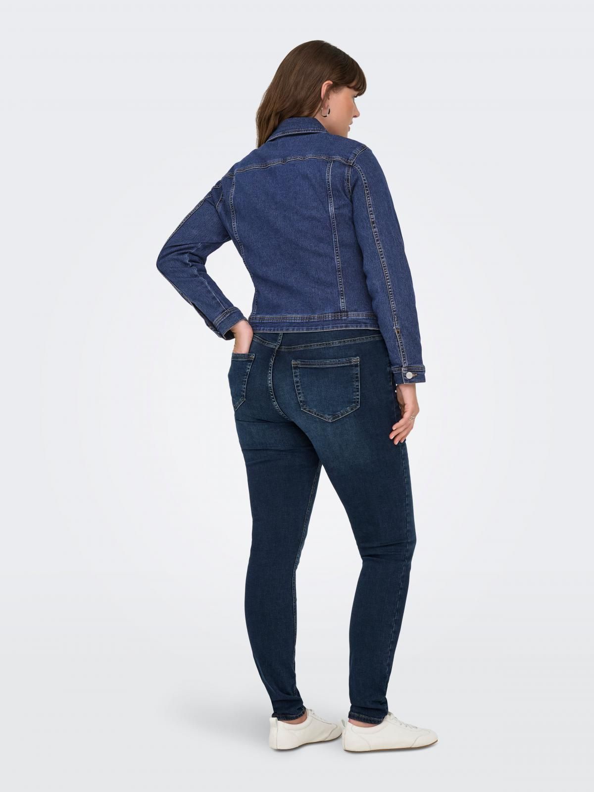 온리 클래식 데님 데님 재킷 15352610_2114 BLUE / DARK BLUE DENIM - 상세 이미지 3