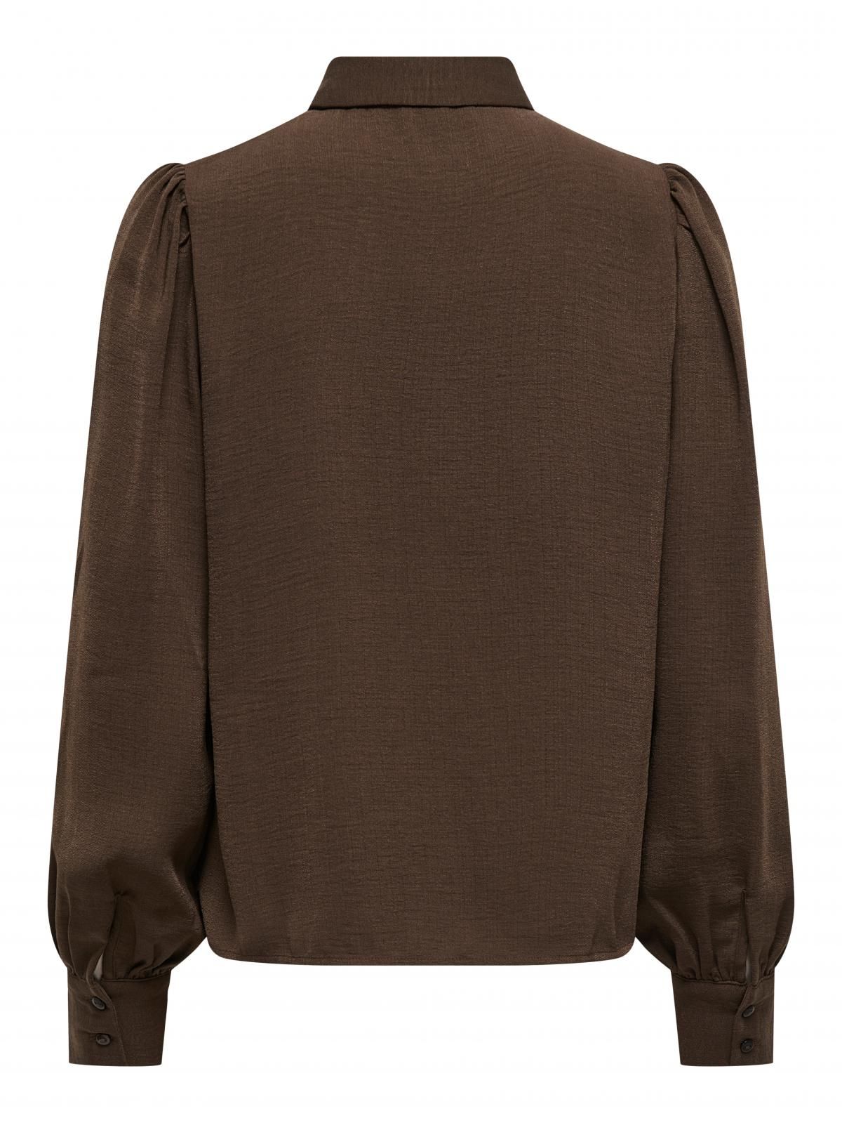 제이디와이 브라운 볼륨 슬리브 긴팔 셔츠 15311622_273 BROWN / SLATE BLACK - 상세 이미지 4