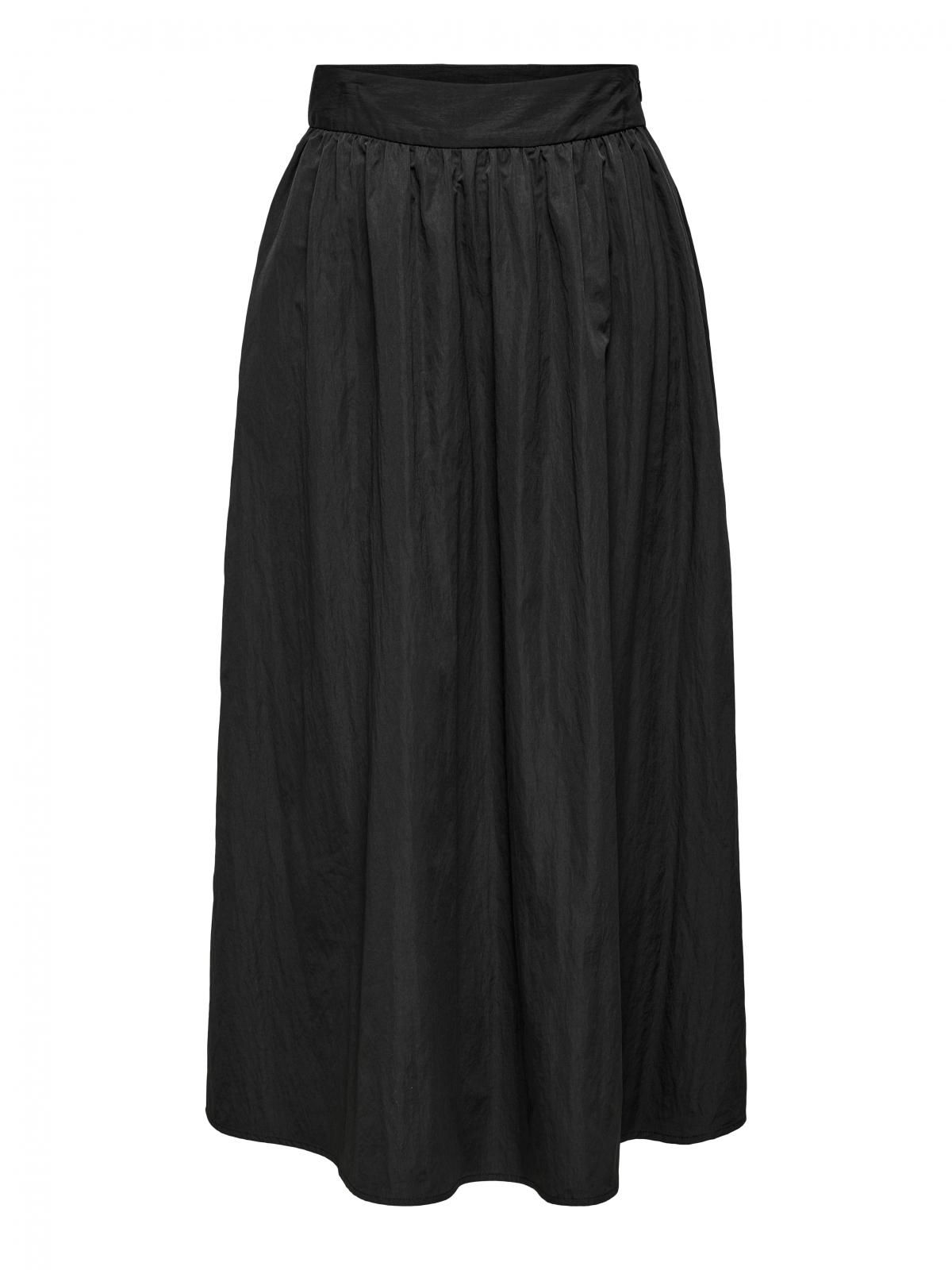 제이디와이 A라인 하이웨이스트 미디 스커트 15332421_2161 BLACK / BLACK - 상세 이미지 3