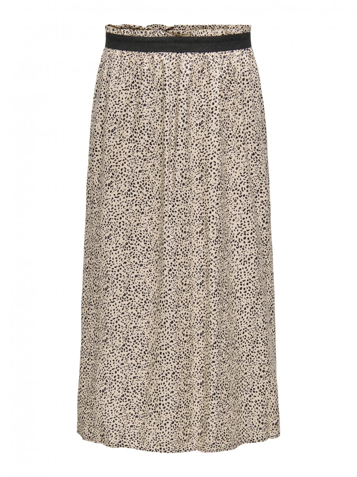 온리 빅사이즈 베이직 롱 스커트 밴딩 15316019_111_1198356 BROWN / SILVER MINK - 상세 이미지 3