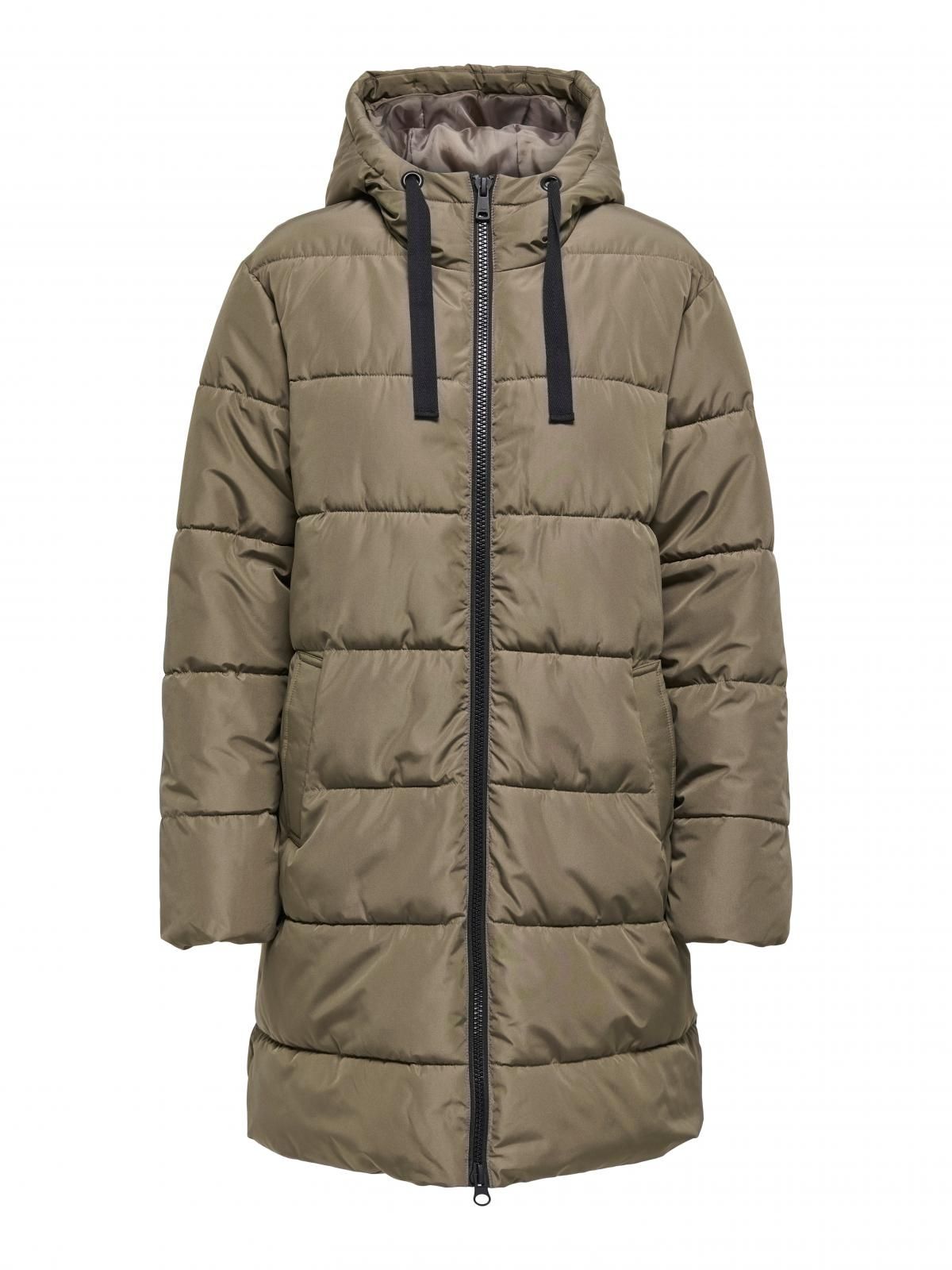 온리 오버핏 롱 패딩 후드 푸퍼 자켓 15323232_189 GREY / STONE GRAY - 상세 이미지 3
