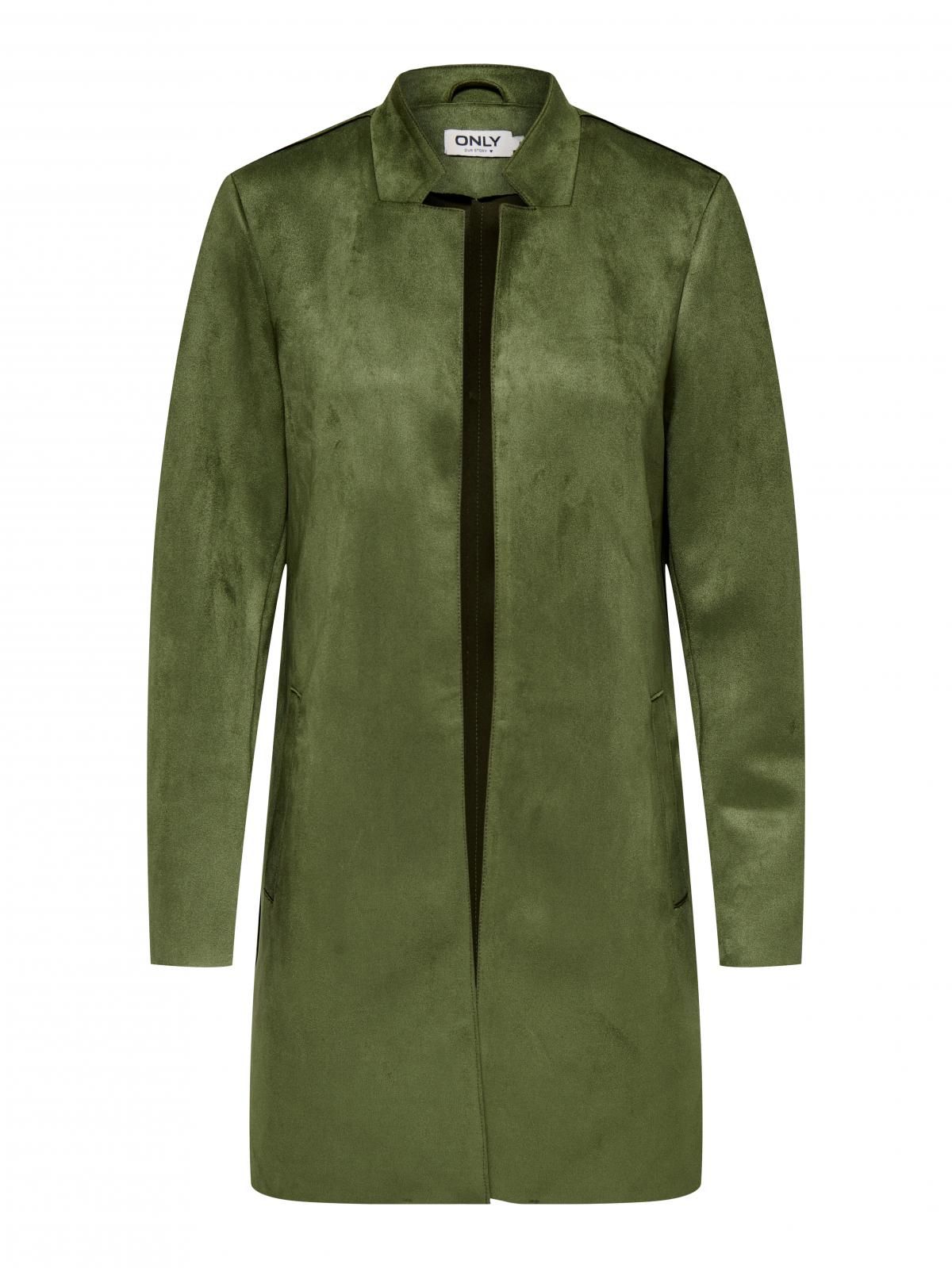 온리 오버핏 테크니컬 싱글 롱 코트 15218563_2009 GREEN / WINTER MOSS - 상세 이미지 3