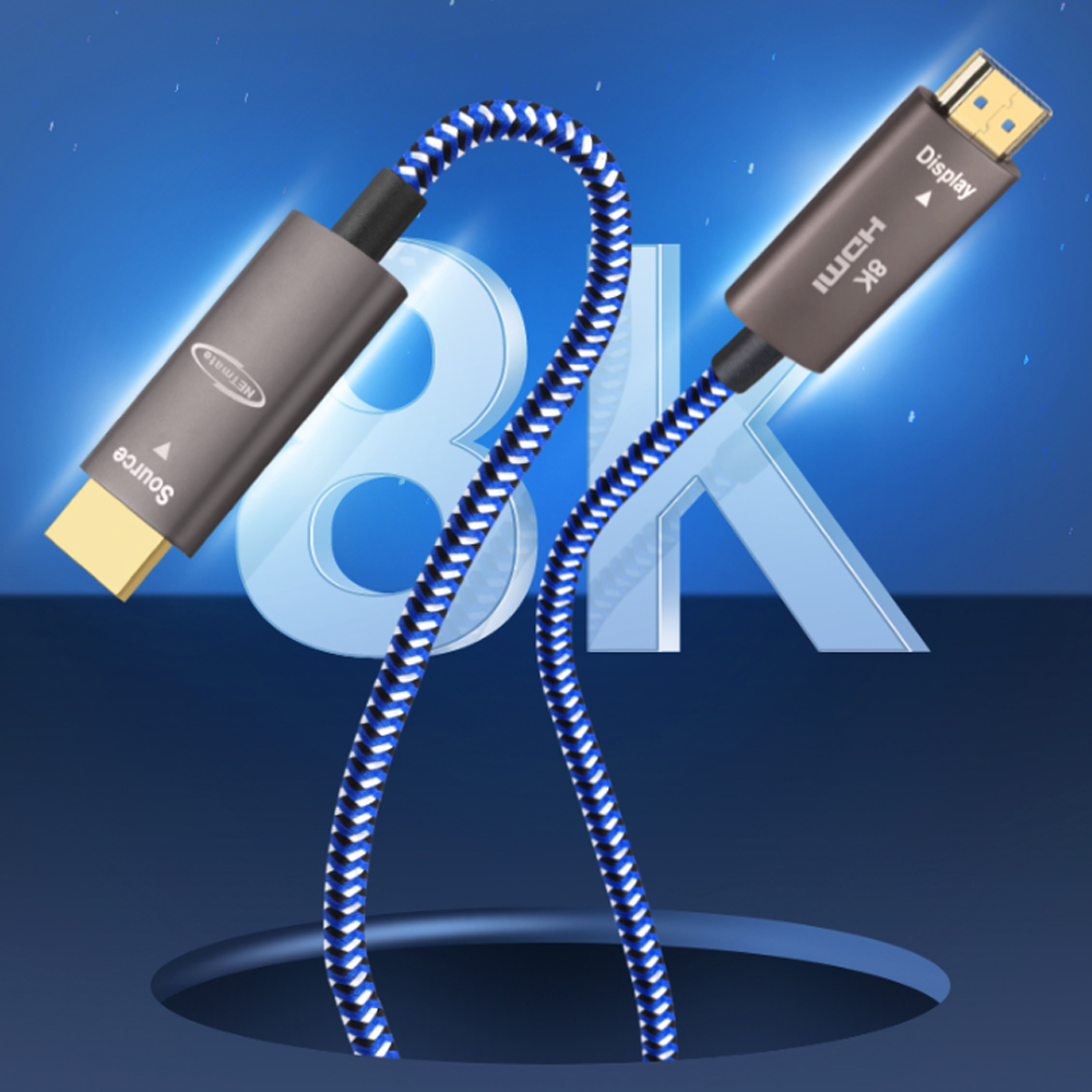 강원전자 넷메이트 HDMI 2.1 8K Hybrid AOC 광 케이블 40m, 1개 - 메인 이미지
