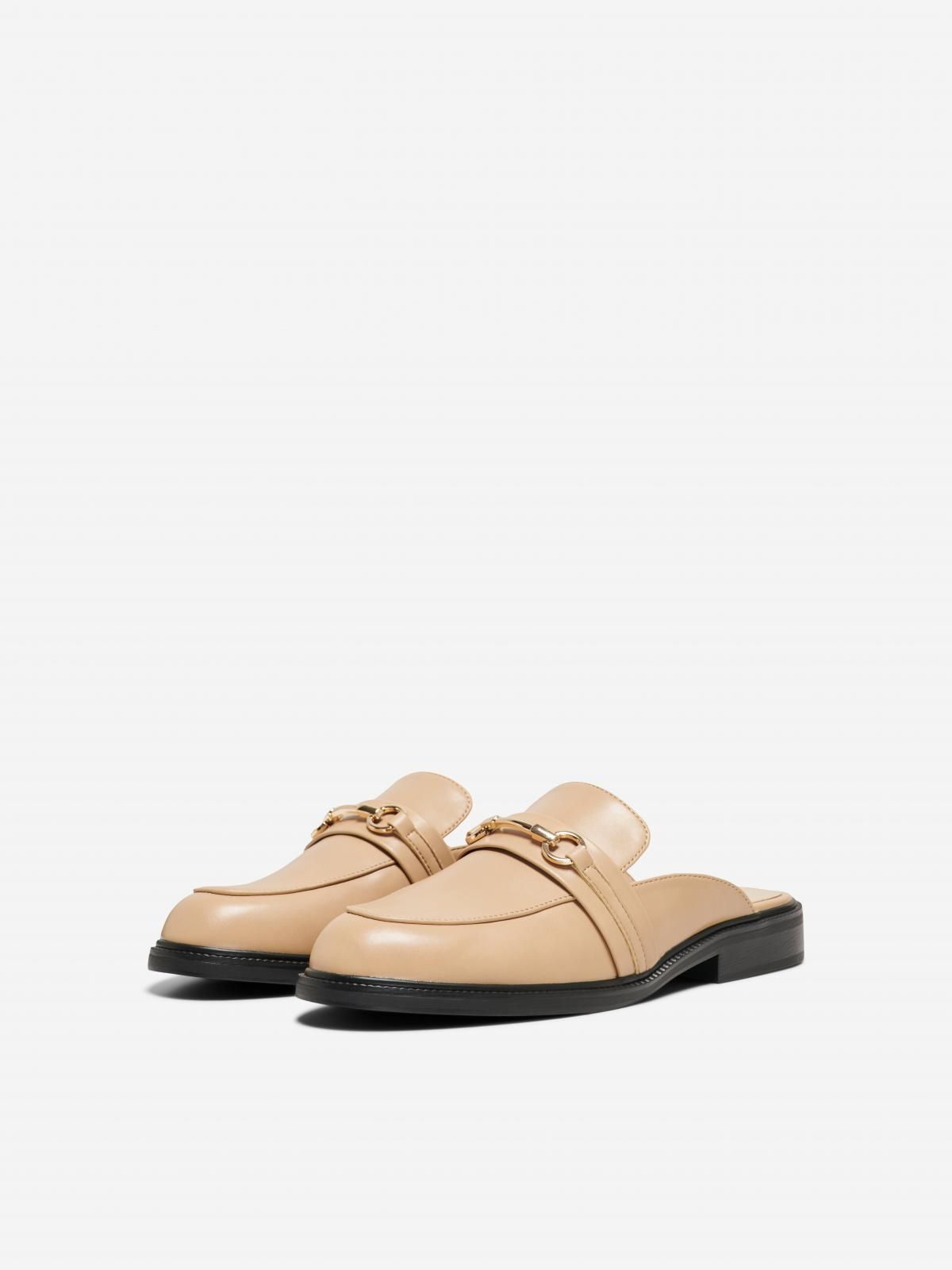 온리 체인 포인트 뮬 로퍼 15320060_315 BROWN / CAMEL - 상세 이미지 5