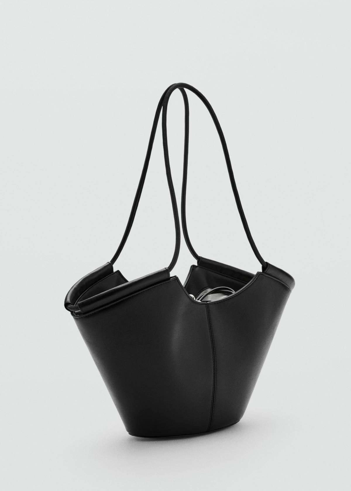 망고 미니멀 베이직 쇼퍼 숄더백 87007173 NEGRO - 상세 이미지 2