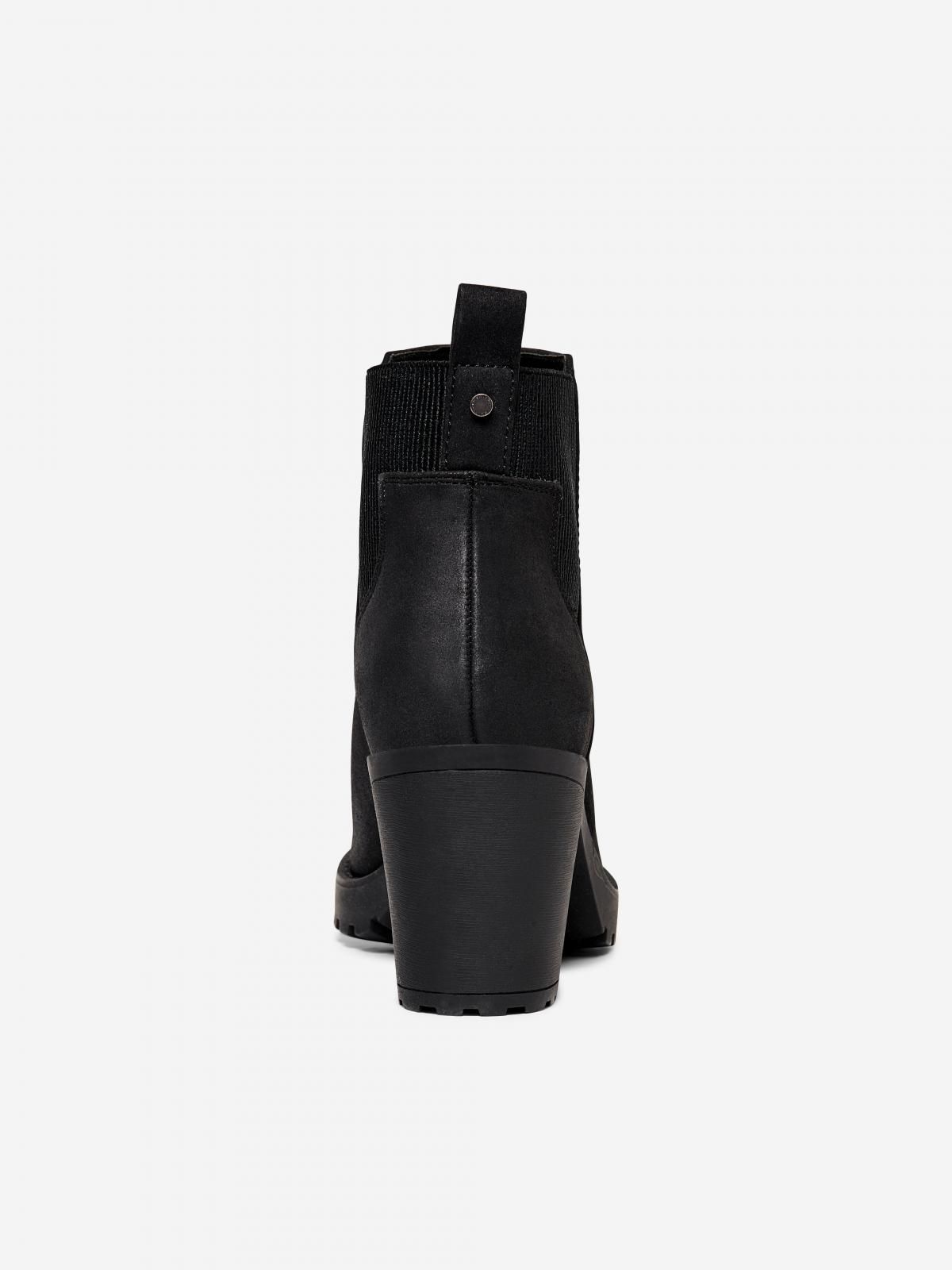 온리 청키힐 앵클부츠 15184295_2161 BLACK / BLACK - 상세 이미지 2