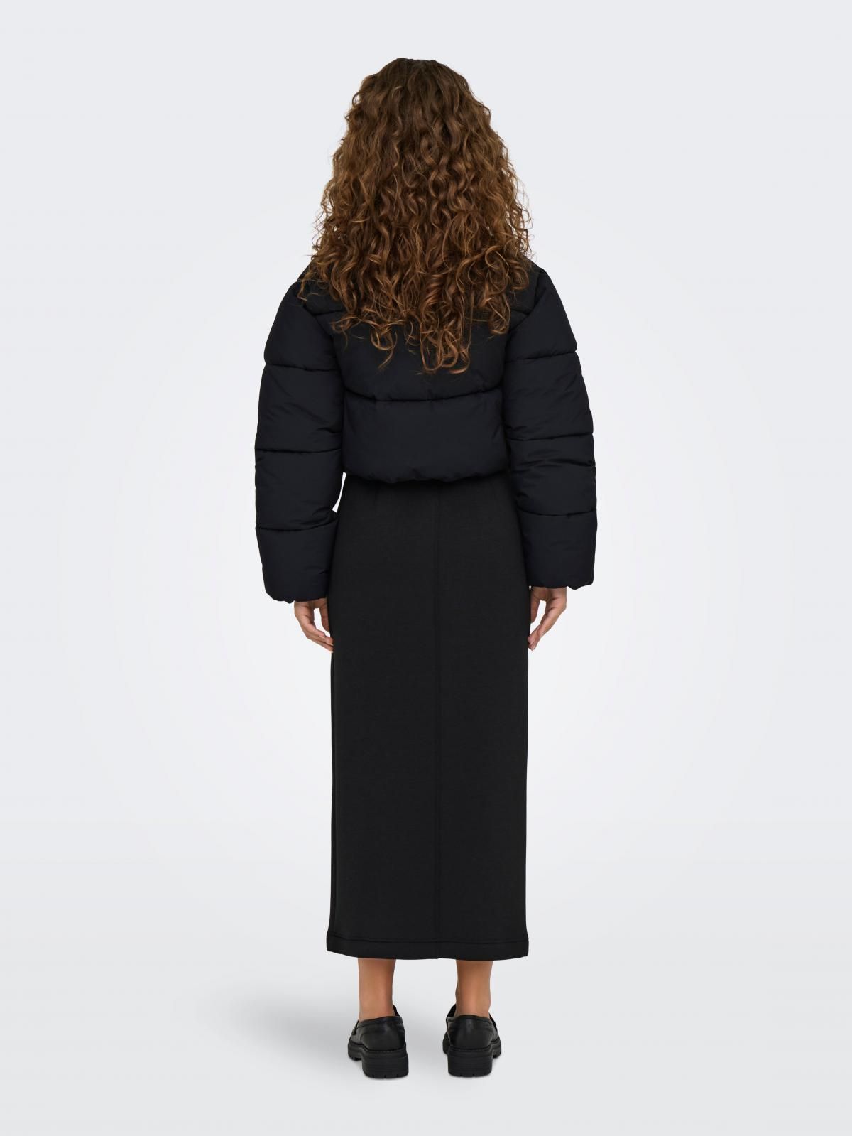 온리 테크니컬 하이넥 패딩 푸퍼 재킷 15336381_2161 BLACK / BLACK - 상세 이미지 2
