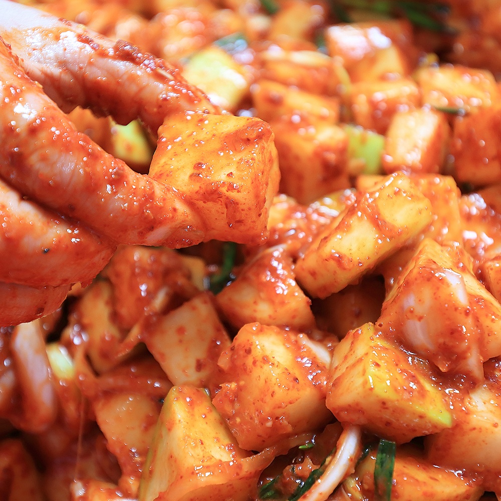 연주푸드 맛있는 전라도 깍두기10kg 업소용 무우김치 깍두기 국내제조 이미지 7