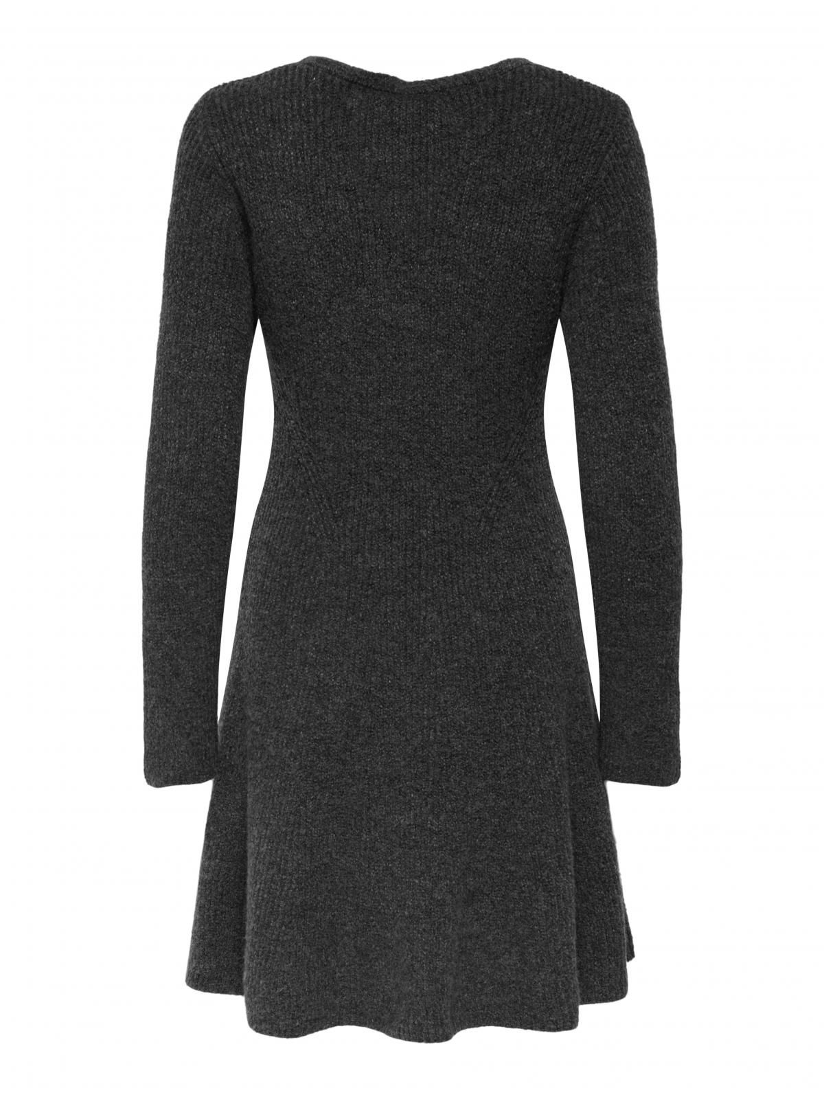 제이디와이 브이넥 니트 미니 원피스 15355469_2383 GREY / DARK GREY MELANGE - 상세 이미지 4