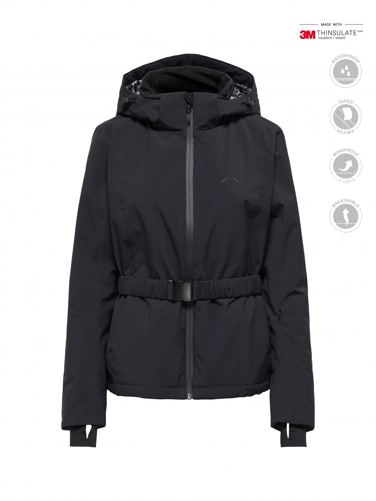 온리 테크니컬 방수 벨트 스키 자켓 15353958_2161 BLACK / BLACK 이미지 8