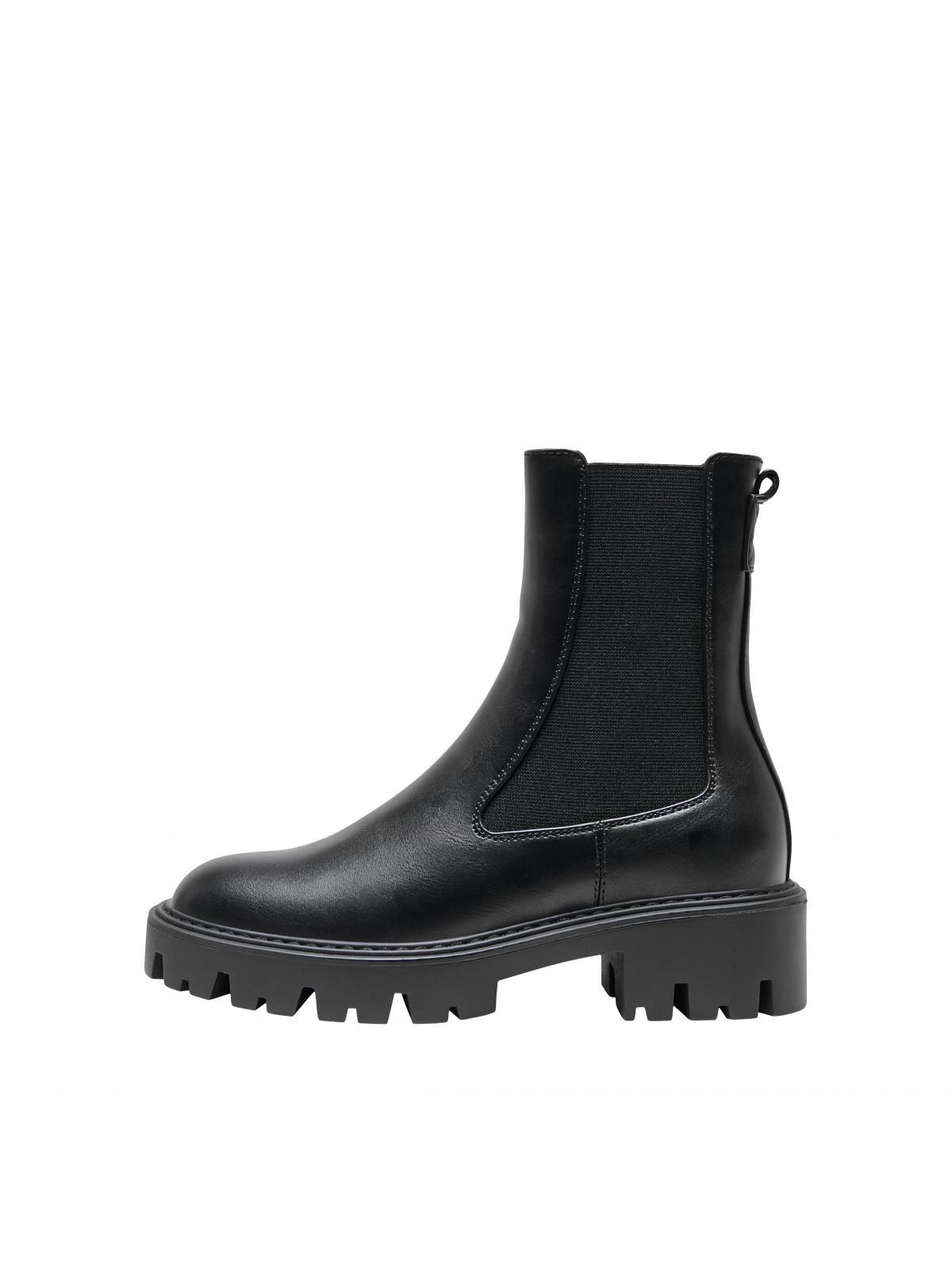 온리 트렌디 첼시 앵클부츠 15272047_2161 BLACK / BLACK - 상품 이미지