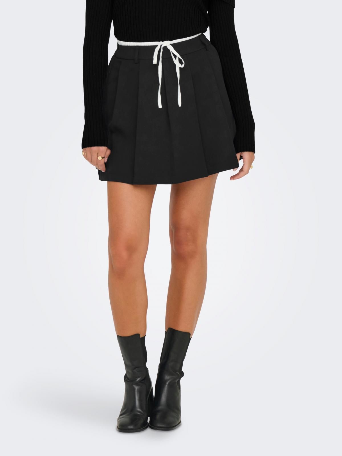 제이디와이 와이드 플리츠 미니 스커트 15341677_2161_1171665 BLACK / BLACK - 상품 이미지