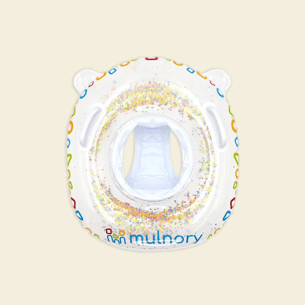 MULNORY 국산 아기 투명 펄 트윙클 쿠션 보행기튜브