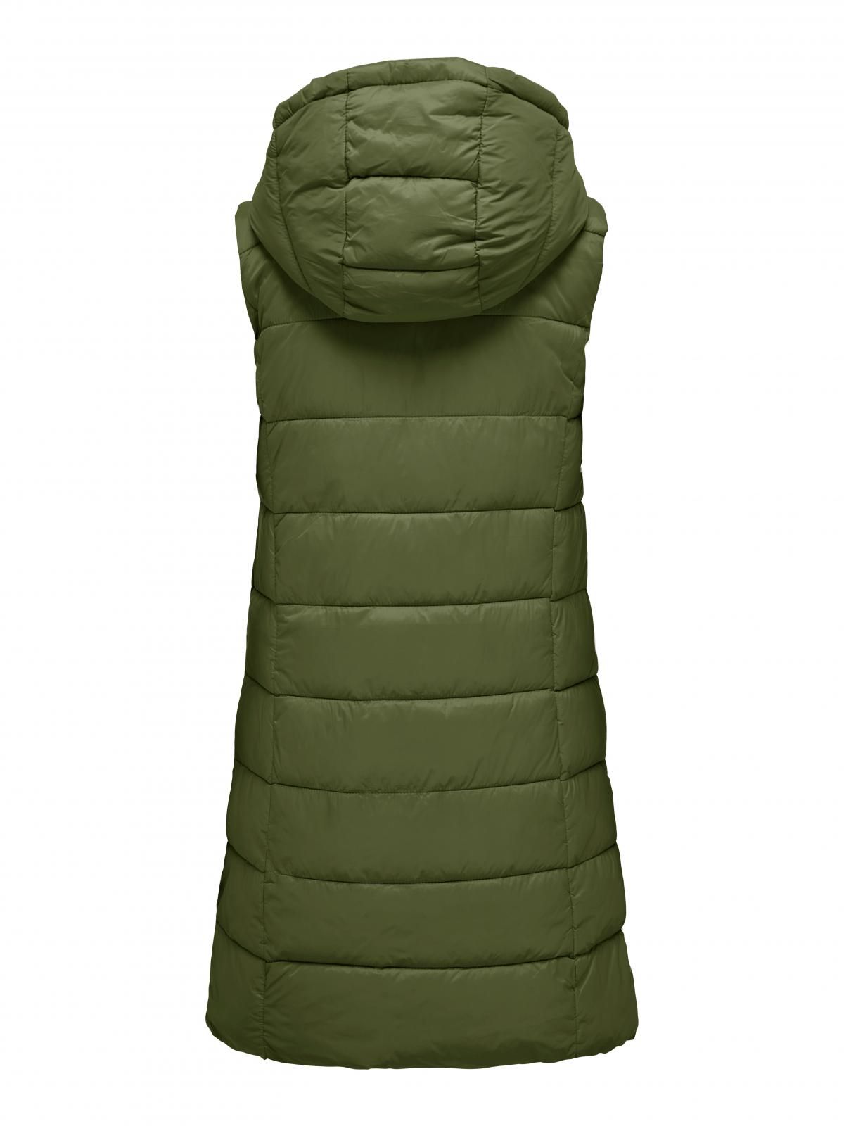 제이디와이 테크니컬 후드 롱 패딩 베스트 15305665_2009 GREEN / WINTER MOSS - 상세 이미지 5