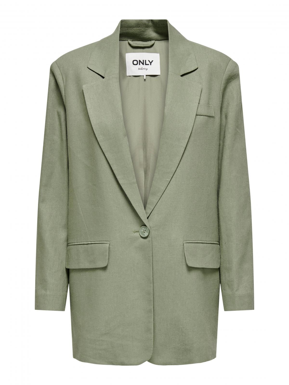 온리 테일러드 오버사이즈 클래식 블레이저 15290245_1889 GREEN / OIL GREEN - 상세 이미지 3