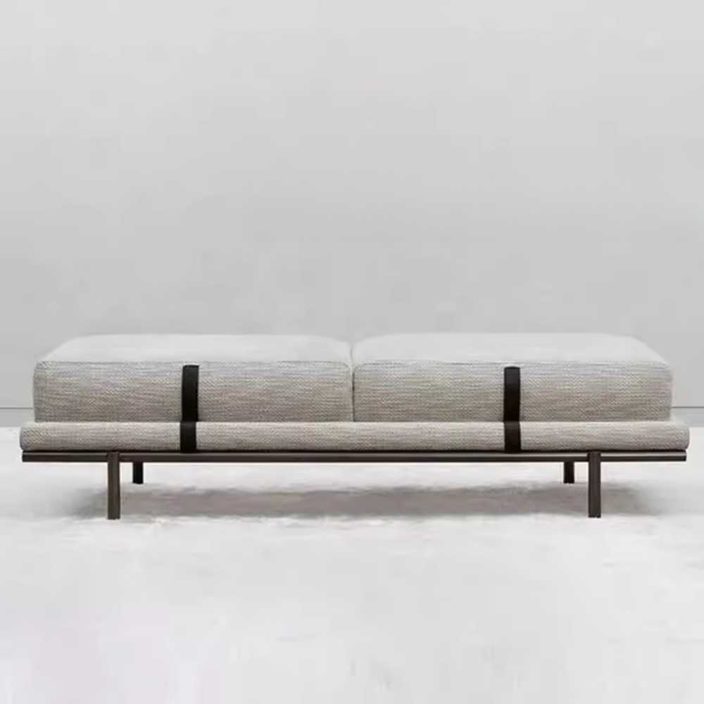 인테리어 벤치형 소파 고급 디자인 카페 대기실 의자 80x48x40cm - 상세 이미지 2