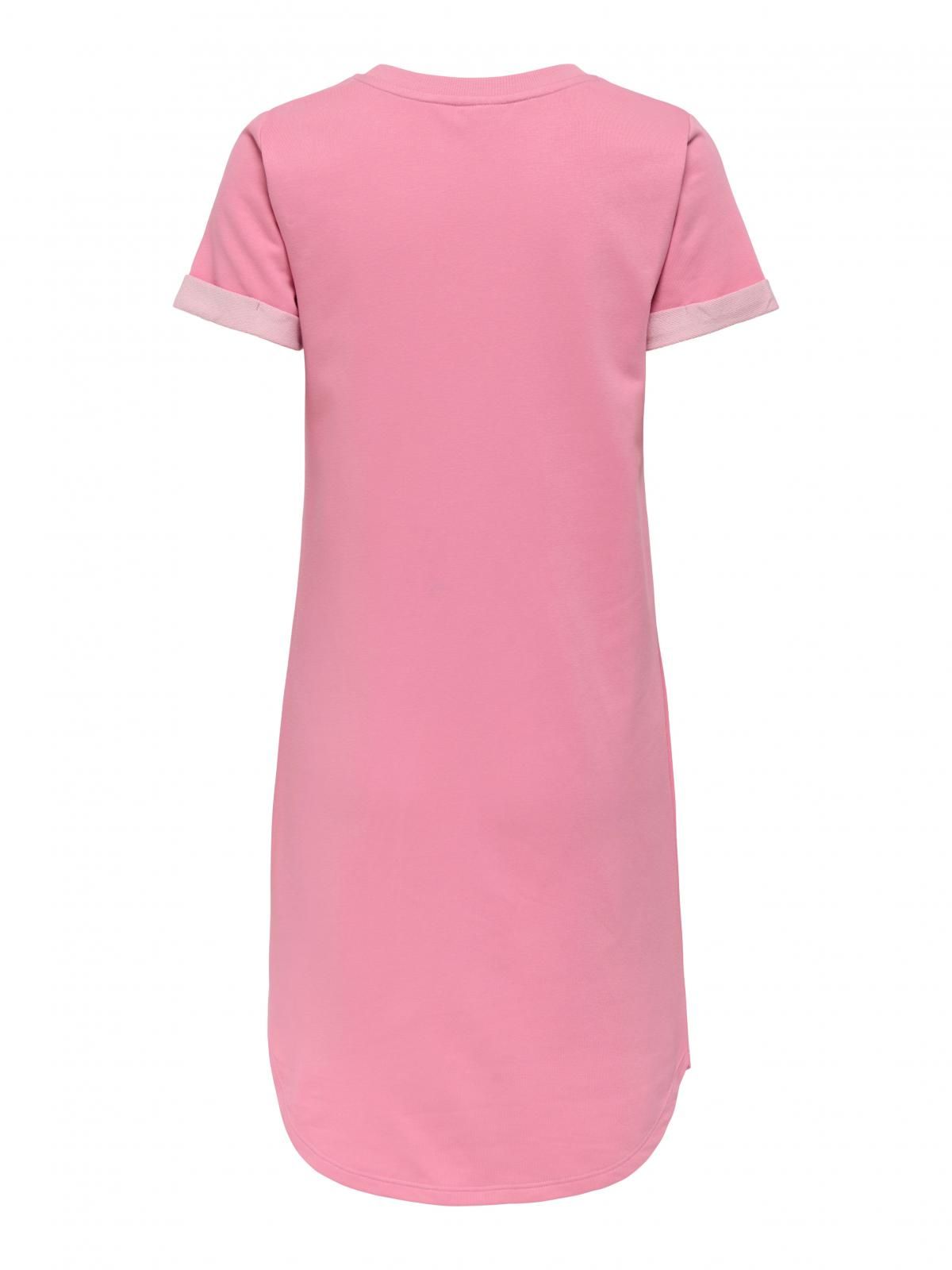 제이디와이 데일리 져지 반팔 미니 원피스 15174793_934 ROSE / CASHMERE ROSE - 상세 이미지 5