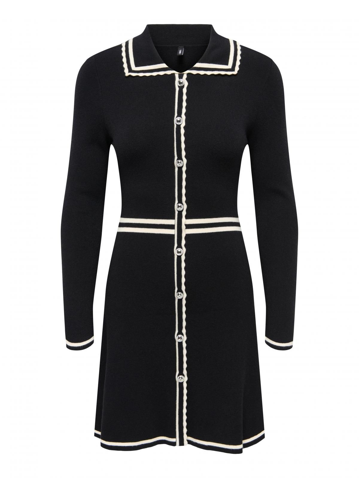 온리 테크니컬 니트 미니 원피스 15374454_2161_1272245 BLACK / BLACK - 상세 이미지 3