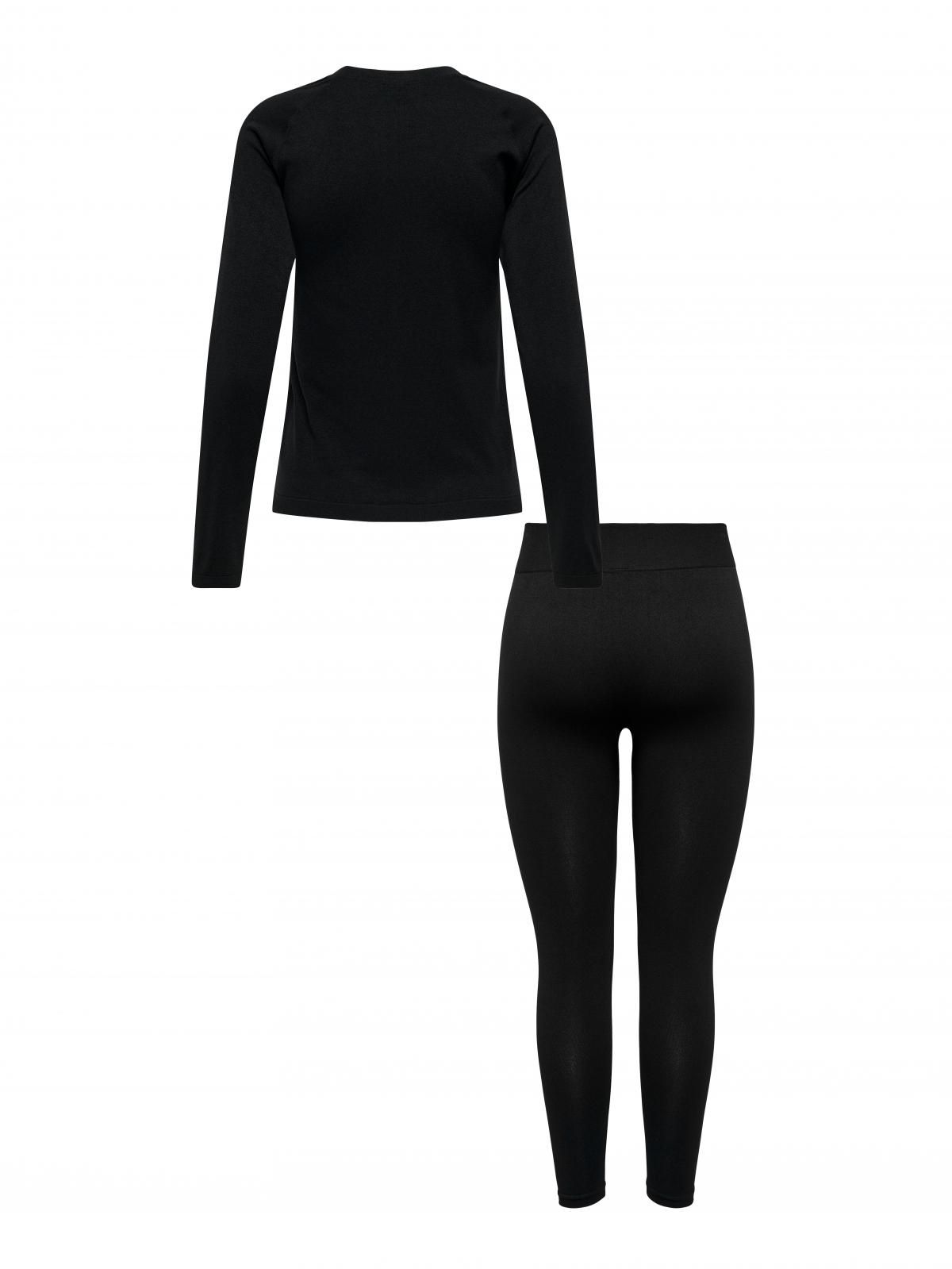 온리 테크니컬 베이스레이어 세트 15333593_2161 BLACK / BLACK - 상세 이미지 4